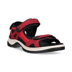 GR[ fB[X T_ V[Y Women's Yucatan Nubuck Leather Sandals Brick/Chili Red