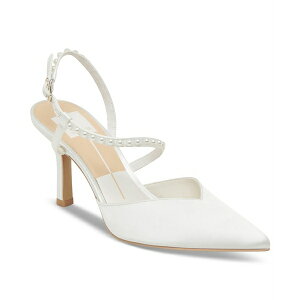 h`FB[^ fB[X pvX V[Y Women's Kamra Pearl Stiletto Pumps True White Satin