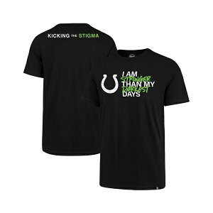47uh Y Vc gbvX Men's Black Indianapolis Colts Kicking the Stigma T-shirt Black