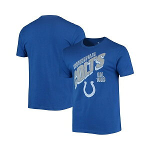 WNt[h Y Vc gbvX Men's Royal Indianapolis Colts Slant T-shirt Royal