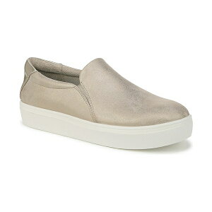 hN^[EV[ fB[X Xj[J[ V[Y Women's Madison Cloud Slip On Sneakers Light Gold Faux Leather