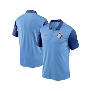 �i�C�L �����Y �V���c �g�b�v�X Men's Light Blue Texas Rangers Franchise Cooperstown Collection Polo T-Shirt Light Blue, Royal