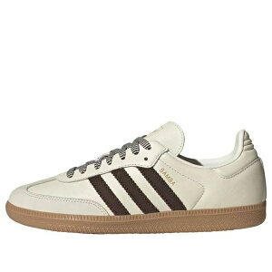 adidas �A�f�B�_�X ���f�B�[�X �X�j�[�J�[ �y(WMNS) adidas Samba OG 'Off White Dark Brown' JS3181�z �T�C�Y US_W_11.5