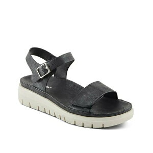 tNTX fB[X T_ V[Y Shinzon Wedge Sandal Black