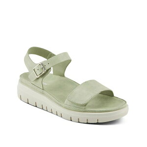 tNTX fB[X T_ V[Y Shinzon Wedge Sandal Dark Green