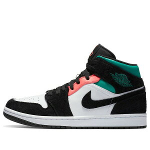 Jordan �W���[�_�� �����Y �X�j�[�J�[ �yAir Jordan 1 Mid SE 'South Beach Black' 852542-116�z �T�C�Y US_M_15