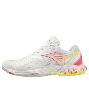 Mizuno �~�Y�m �����Y �X�j�[�J�[ �yMizuno Wave Fang 2 FIT 'White Pink Yellow' 71GA231222�z �T�C�Y US_M_4.5