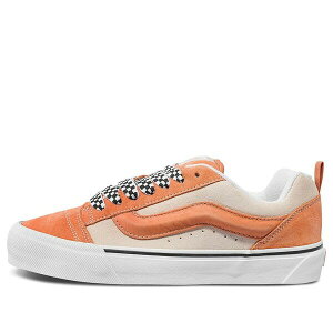 Vans �o���Y �����Y �X�j�[�J�[ �yVans Knu Skool 'White Orange' VN0007QDBM0�z �T�C�Y US_8(26.0cm)