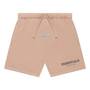 Fear of God Essentials �G�t�I�[�W�[�G�b�Z���V�����Y �����Y �X�j�[�J�[ �yFear of God Essentials FW21 Logo Sweatshort 'Matte Blush' FOG-FW21-072�z �T�C�Y US_M
