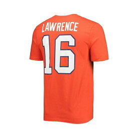 ナイキ レディース Tシャツ トップス Men's Trevor Lawrence Orange Clemson Tigers Alumni Name and Number Team T-shirt Orange