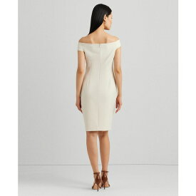 ラルフローレン レディース ワンピース トップス Women's Off-The-Shoulder Dress Mascarpone Cream