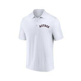 ファナティクス レディース シャツ トップス Men's Navy, White Houston Astros Two-Pack Logo Lockup Polo Shirt Set Navy, White