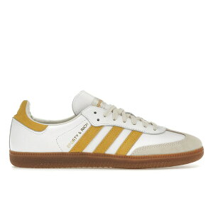 adidas �A�f�B�_�X �����Y �X�j�[�J�[ �yadidas Samba Sporty & Rich White Bold Gold�z �T�C�Y US_11.5(29.5cm) Cloud White/Bold Gold/Cream White