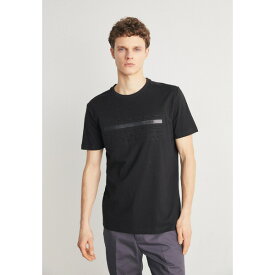 ボス メンズ Tシャツ トップス TEE - Print T-shirt - black