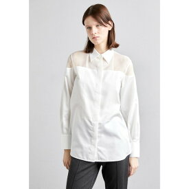 ヘルムート ラング レディース シャツ トップス POPLIN TUX - Button-down blouse - optic white