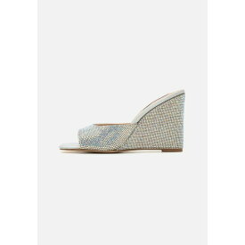 スティーブ マデン レディース サンダル シューズ EVOKE-R - Heeled mules - silver iridescent