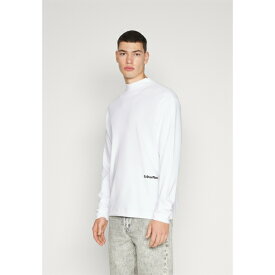 ジースター メンズ Tシャツ トップス MOCK NECK LOOSE - Long sleeved top - white