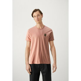 ベルスタッフ メンズ Tシャツ トップス Basic T-shirt - rust pink