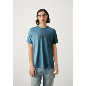 オニール メンズ Tシャツ トップス WORD - Print T-shirt - copen blue