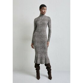 ノーマカマリ レディース ワンピース トップス LONG SLEEVE TURTLE FISHTAIL DRESS TO MIDCALF - Maxi dress - chocolate