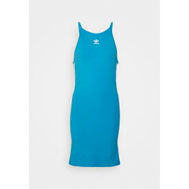 アディダスオリジナルス レディース ワンピース トップス DRESS - Jersey dress - blue