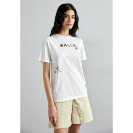 バリー レディース Tシャツ トップス Print T-shirt - white