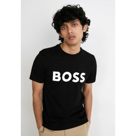 ボス メンズ Tシャツ トップス THINKING - Print T-shirt - black