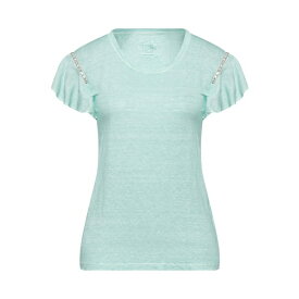 【送料無料】 120％リノ レディース Tシャツ トップス T-shirts Turquoise
