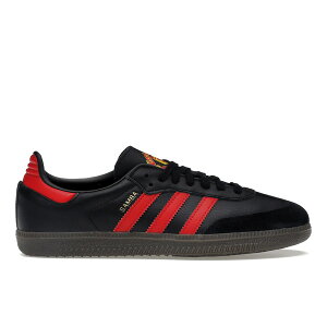 adidas �A�f�B�_�X �����Y �X�j�[�J�[ �yadidas Samba Team Manchester United�z �T�C�Y US_7(25.0cm) Core Black/Real Red/Gum