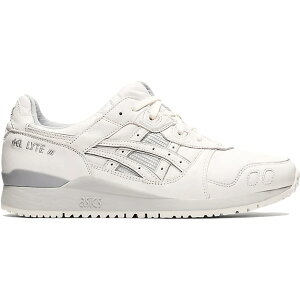 ASICS �A�V�b�N�X �����Y �X�j�[�J�[ �yASICS Gel-Lyte III White Leather�z �T�C�Y US_10.5(28.5cm) White/White/Grey