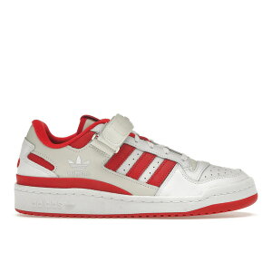 adidas �A�f�B�_�X �����Y �X�j�[�J�[ �yadidas Forum 84 Low Trap Kitchen�z �T�C�Y US_8(26.0cm) Cloud White/Cloud White/Vivid Red