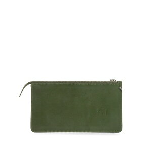 �C�� �r�]���e ���f�B�[�X ���z �A�N�Z�T���[ Logo-debossed leather cardholder Green