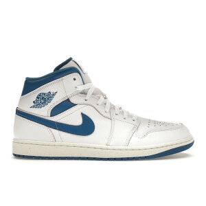 Jordan W[_ Y Xj[J[ yJordan 1 Mid SE Industrial Bluez TCY US_M_15 White/Sail/Industrial Blue