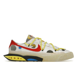 Nike �i�C�L �����Y �X�j�[�J�[ �yNike Blazer Low Off-White University Red�z �T�C�Y US_7(25.0cm) White/University Red/Off White