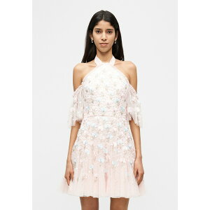 �j�[�h���A���h�X���b�h ���f�B�[�X �����s�[�X �g�b�v�X DANDELION DITSY HALTER NECK MICRO MINI DRESS - Cocktail dress / Party dress - seashell