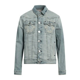 【送料無料】 トゥルーレリジョン メンズ ジャケット＆ブルゾン アウター Denim Outerwear Blue