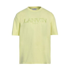 【送料無料】 ランバン メンズ Tシャツ トップス T-shirts Light yellow
