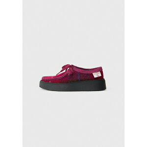 クラークス レディース サンダル シューズ TORVIEW - Lace-ups - plum interest