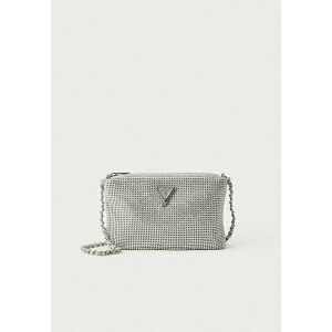 QX fB[X V_[obO obO CRYSTAL MESH BAG - Cross body bag - silver-coloured