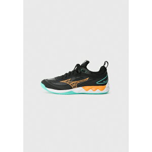 �~�Y�m �����Y �t�B�b�g�l�X �X�|�[�c WAVE LUMINOUS 3 - Volleyball shoes - black/tangelo/ice green