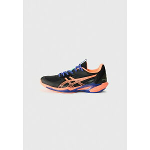 AVbNX Y tBbglX X|[c SOLUTION SPEED FF 3 - Padel shoes - black/vivid coral