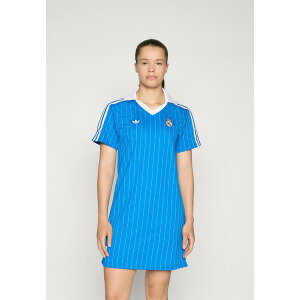 AfB_XIWiX fB[X s[X gbvX REAL MADRID ICON DRESS - Club wear - bluebird/white
