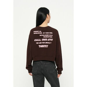 g~[qtBK[ fB[X p[J[EXEFbgVc AE^[ CREW - Sweatshirt - rich brown