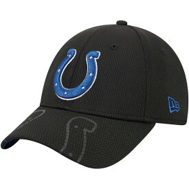 ニューエラ メンズ 帽子 アクセサリー Indianapolis Colts New Era Top Visor 9FORTY Adjustable Hat Black