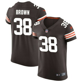 ナイキ メンズ ユニフォーム トップス Cleveland Browns Nike Vapor Elite Custom Jersey Brown