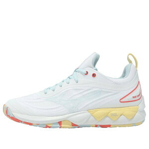 Mizuno ~Ym fB[X Xj[J[ White/Calypso Coral/Pale Banana y(WMNS) Mizuno Wave Luminous 3 'White Calypso Coral' V1GC242030z TCY US_7.5(24.5cm)