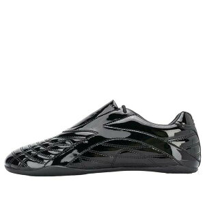 Balenciaga oVAK fB[X Xj[J[ Black y(WMNS) Balenciaga Zen Sneakers 'Shiny Patent Black Leather' 617539W2QA11000z TCY US_7(24.0cm)