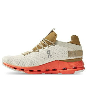 On Running �I�� �����j���O ���f�B�[�X �X�j�[�J�[ Beige/Orange �y(WMNS) On Running Cloudnova 'Beige Orange' 26.99178�z �T�C�Y US_7(24.0cm)