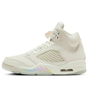 Air Jordan �W���[�_�� ���f�B�[�X �X�j�[�J�[ Light Bone/Black/Sail/Barely Green �y(WMNS) Air Jordan 5 Retro 'Year of the Snake' 2025 HF3183-001�z �T�C�Y US_6.5(23.5cm)