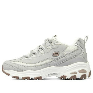 Skechers XPb`[Y fB[X Xj[J[ Grey/White/Brown y(WMNS) Skechers D'lites-looking Glass Marathon Running Shoes 'Grey White Brown' 896268-GRYz TCY US_7.5(24.5cm)